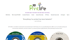 Desktop Screenshot of 3dprintlife.com